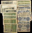 GERMANY. Lot of (42). Reichsbank. 10, 20, 50, 100 & 500,000 Mark, 1914-23. P-46a, 46b, 63, 66, 67a, 75 & 88. Good to Very Fine.
Damage/issues are fou...
