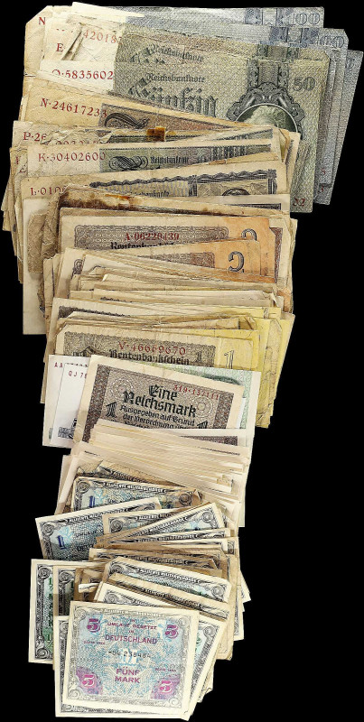 GERMANY. Lot of (174). Mixed Banks. Mixed Denominations, Mixed Dates. P-Various....
