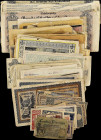 GERMANY. Lot of (111). Mixed Banks. Mixed Denominations, Mixed Dates. P-Unlisted. Good to Very Fine.
Damage/issues are found on some of the notes. SO...
