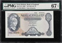 GREAT BRITAIN. Bank of England. 5 Pounds, ND (1961-63). P-372. PMG Superb Gem Uncirculated 67 EPQ.

Estimate: $200.00- $300.00