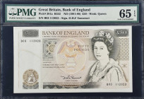 GREAT BRITAIN. Bank of England. 50 Pounds, ND (1981-88). P-381a. PMG Gem Uncirculated 65 EPQ.

Estimate: $200.00- $300.00