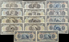 HAITI. Lot of (14). Banque Nationale de la Republique d'Haiti. 1 & 2 Gourde, Mixed Dates. P-Various. Fine to Uncirculated.
Included in this lot are P...