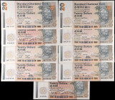 HONG KONG. Lot of (9). Standard Chartered Bank. 20 Dollars, 1985-2001. P-279a, 285a, 285b, 285c & 285d. About Uncirculated to Uncirculated.

Estimat...