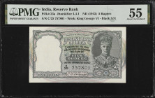 INDIA. Reserve Bank of India. 5 Rupees, ND (1943). P-23a. PMG About Uncirculated 55.
PMG comments "Staple Holes at Issue".

Estimate: $150.00- $300...