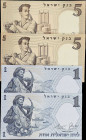ISRAEL. Bank of Israel. 1 Lira & 5 Lirot, 1958. P-30c & 31. Uncirculated.

Estimate: $50.00- $100.00