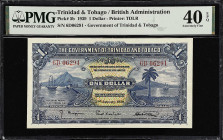 TRINIDAD & TOBAGO. Government of Trinidad & Tobago. 1 Dollar, 1939. P-5b. PMG Extremely Fine 40 EPQ.
From the Prosperity Collection.

Estimate: $10...