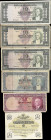 TURKEY. Lot of (6). Mixed Banks. 5 Piastres, 1, 5 & 10 Turk Lirasi, 1916-30. P-87, 135, 160, 161 & 173. Fine to Very Fine.
Damage/issues are noticed....