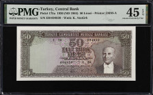 TURKEY. Turkiye Cumhuriyet Merkez Bankasi. 50 Lira, 1930 (ND 1964). P-175a. PMG Choice Extremely Fine 45 EPQ.

Estimate: $75.00- $150.00