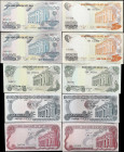 VIETNAM, SOUTH. Lot of (10). National Bank of Vietnam. 20, 50, 100, 500 & 1000 Dong, ND (1969-71). P-24, 25, 26, 28 & 29. About Uncirculated to Uncirc...