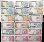 VIETNAM, SOUTH. Lot of (24). National Bank of Vietnam. 1, 20, 50, 200, 500 & 1000 Dong, ND (1964-75). P-Various. Very Fine to Choice Uncirculated.
Da...