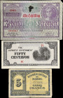 MIXED LOTS. Austria, Morocco 7 Philippines. Lot of (3). Mixed Banks. Mixed Denominations, 1924-43. P-24, 87 & 105. Fine to Very Fine.
Damage/issues a...