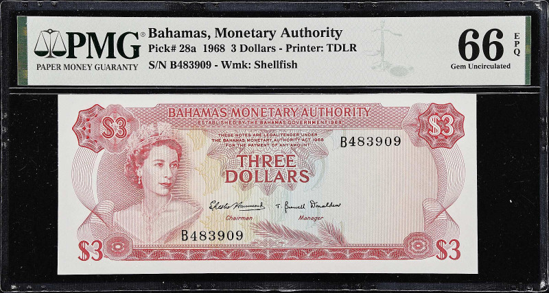 MIXED LOTS. Bahamas & Jersey. Lot of (5). Central Bank of the Bahamas & Treasury...