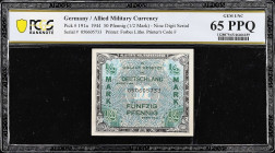 MIXED LOTS. Germany & Serbia. Lot of (5). Mixed Banks. Mixed Denominations, 1941-44. P-27a, 32b, 191a, 196a, & 198b. PCGS Banknote Extremely Fine 40 t...