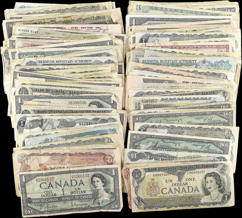 MIXED LOTS. Queen Elizabeth II. Lot of (152). Mixed Banks. Mixed Denominations, ...