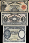 MIXED LOTS. Lot of (3). Mixed Banks. 1 Dollars, 2 & 10 Pesos, 1915-35. P-74b, 172c & S1073. Very Good to Extremely Fine.
Included in this lot are Phi...