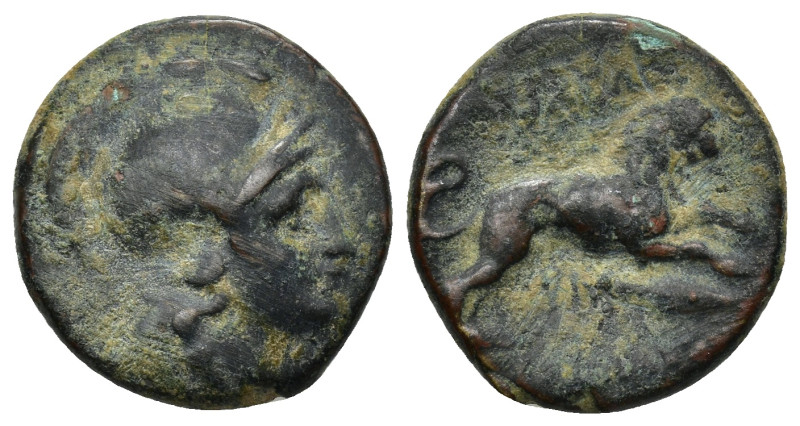 Kings of Thrace. Uncertain mint in Thrace. Lysimachos 305-281 BC. Unit AE (18mm,...