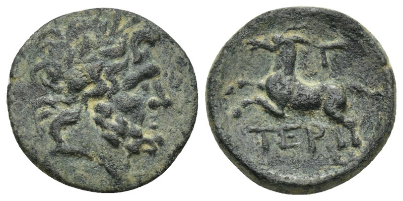 PISIDIA Termessos. AE (1st century BC). (3.92 Gr. 18mm.)
Laureate head of Zeus r...