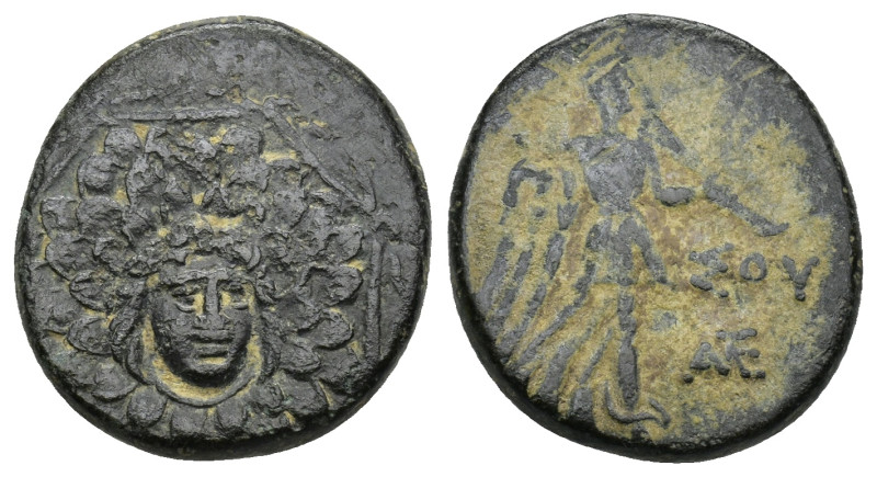 PONTOS. Amisos. AE (Circa 85-65 BC). Time of Mithradates VI Eupator. (6.35 Gr. 2...