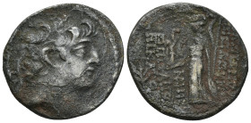 SELEUKID KINGDOM. Antiochos VII, 138-129 BC. AR Tetradrachm (13.28 Gr. 29mm.) Antioch. 
Diademed head 
Rev. Athena standing, holding Nike, spear and s...