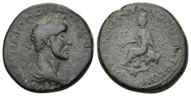 COMMAGENE, Samosata. Antoninus Pius, 138-161. AE (Bronze, 23mm, 10.0 g). ΑΥΤΟ ΚΑΙ ΤΙ ΑΙΛ ΑΔΡΙ ΑΝΤΩΝΕΙΝΟC CΕΒ ΕΥCΕ Laureate, bearded and draped bust of...