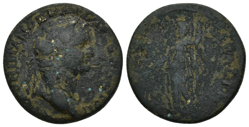BITHYNIA, Prusias ad Hypium. Domitian. 81-96 AD. Æ Laureate head right / Demeter...