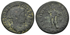 Constantine I. A.D. 307/10-337. AE follis (22mm, 4.39 g). Lugdunum mint, struck A.D. 309-310. IMP CONSTANTINVS P F AVG, laureate, draped, and cuirasse...
