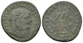 Constantius I Chlorus as Caesar (293-305 AD). AE Follis (26mm, 7.44 g), c. 303-305 AD. Obv. CONSTANTIVS NOB C, Laureate, draped and cuirassed bust rig...