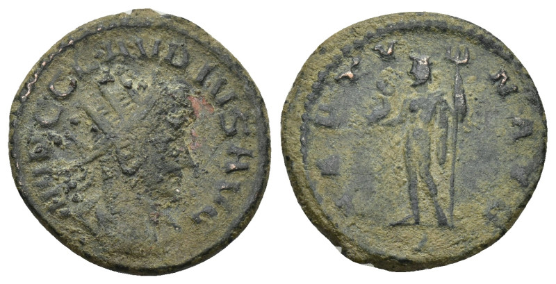 Claudius II Gothicus. A.D. 268-270. BI Antoninianus (4.1 Gr. 191mm). Antioch 
Ra...