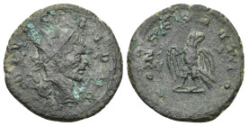 CLAUDIUS II GOTHICUS (268-270). Antoninianus. Cyzicus. (3.9 Gr. 20mm.)
Radiate head right. 
Rev. Eagle standing left, head right