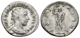 GORDIAN III (238-244). Antoninianus. Antioch. (4.43 Gr. 22mm.)
Radiate and draped bust right. 
Rev. Jupiter standing facing, head right, holding scept...