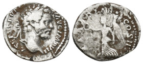 Septimius Severus, AD 193-211. AR Denarius (2.3 Gr. 18mm.) Laodicea 
Laureate head of Severus right. 
Rev. Victoria (Victory) advancing left holding w...