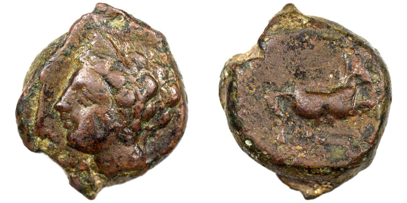 CARTHAGE. Late 4th-early 3rd century BC. Ae (bronze, 6.06 g, 18 mm), possibly Si...
