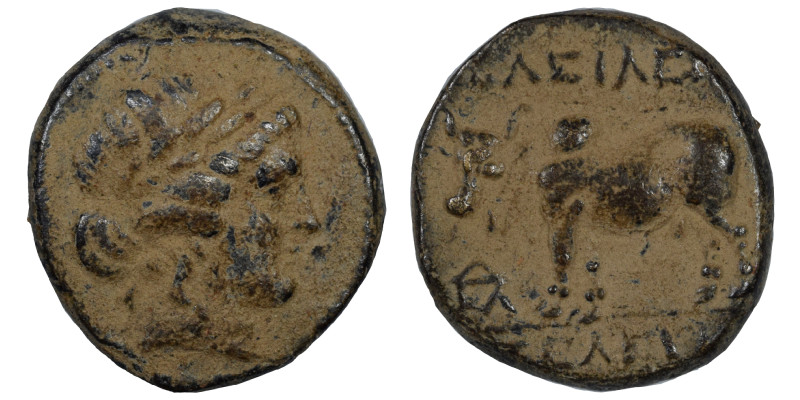 SELEUKID KINGS of SYRIA. Seleukos II Kallinikos, 246-226 BC. Ae (bronze, 4.18 g,...