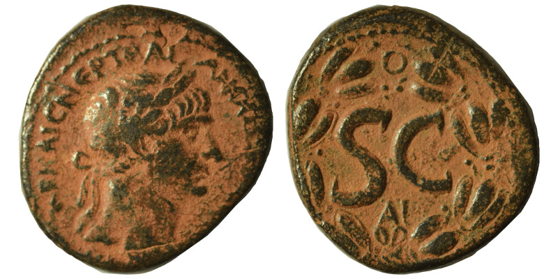 SYRIA, Seleucis and Pieria. Antioch. Trajan, 98-117. As (bronze, 13.84 g, 27 mm)...