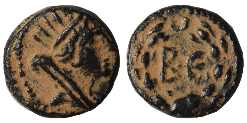SYRIA, Cyrrhestica. Beroea. Pseudo-autonomous issue. Ae (bronze, 0.79 g, 9 mm), ...