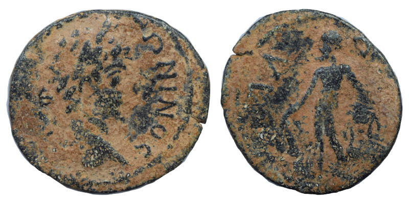 LACONIA. Las. Caracalla, 198-217. Assarion (bronze, 3.89 g, 22 mm) [...]TΩNINOC ...