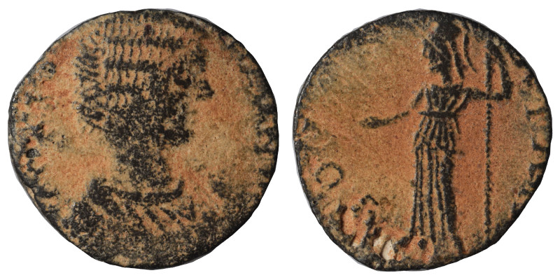MESSENIA. Mothone. Julia Domna. Augusta, 193-217. Assarion (bronze, 3.33 g, 20 m...