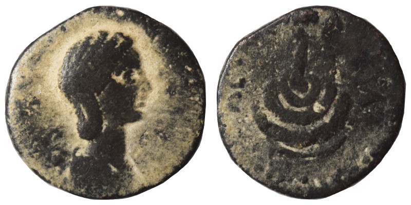 MESSENIA. Asine. Plautilla, Augusta, 202-205. Assarion (bronze, 4.13 g, 21 mm). ...