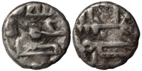 Sind, Multan. Habbarids of Sind, 'Umar I ibn Abd al-Aziz, circa AH 239-before AH 269 / AD 854/5-before 883. Ar damma (silver, 0.25 g, 8 mm). Uncertain...