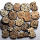 Lot of 21 lead seals, mostly Byzantine 6-13th century. Fine to very fine.