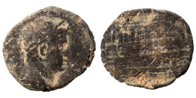 Greek-Roman. Circa 1st-3rd centuries AD. Terracotta token. 1.92 g, 20 mm.