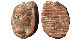 Greek-Roman. Circa 1st-3rd centuries AD. Terracotta token. 3.39 g, 23 mm.