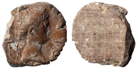 Greek-Roman. Circa 1st-3rd centuries AD. Terracotta token. 3.18 g, 23 mm.