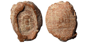 Greek-Roman. Circa 1st-3rd centuries AD. Terracotta token. 0.67 g, 13 mm.