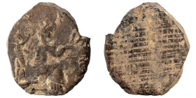 Greek-Roman. Circa 1st-3rd centuries AD. Terracotta token. 4.13 g, 23 mm.