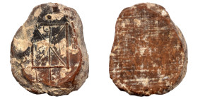 Greek-Roman. Circa 1st-3rd centuries AD. Terracotta token. 3.16 g, 22 mm.