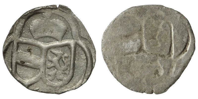 Habsburg. Ferdinand II, 1619-1637. 2 Pfennig (silver, 0.30 g, 14 mm). YEAR. Graz...