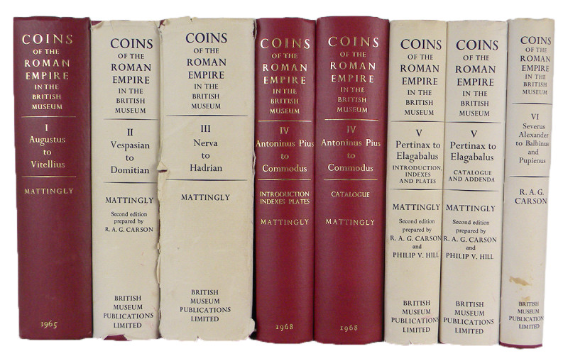 [British Museum]. Mattingly, Harold, R.A.G. Carson and Philip V. Hill. COINS OF ...