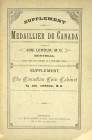 Supplement to the Canadian Coin Cabinet