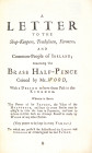 Swift’s Drapier Letters against William Wood